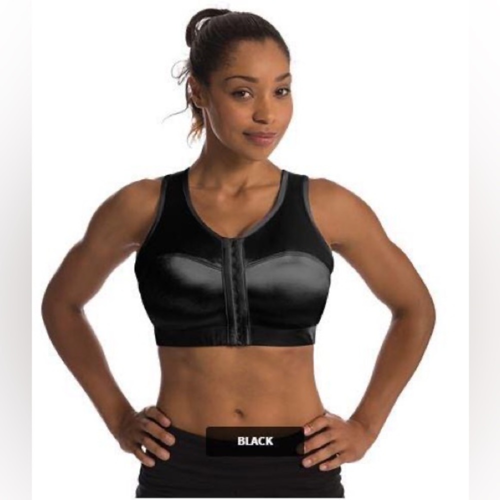 Enroll High Impact Wire-Free Sports Bra - Black